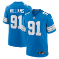 Detroit Lions Tyleik Williams Nike Blue Team Game Jersey product image 1, provided for visual reference and product detail