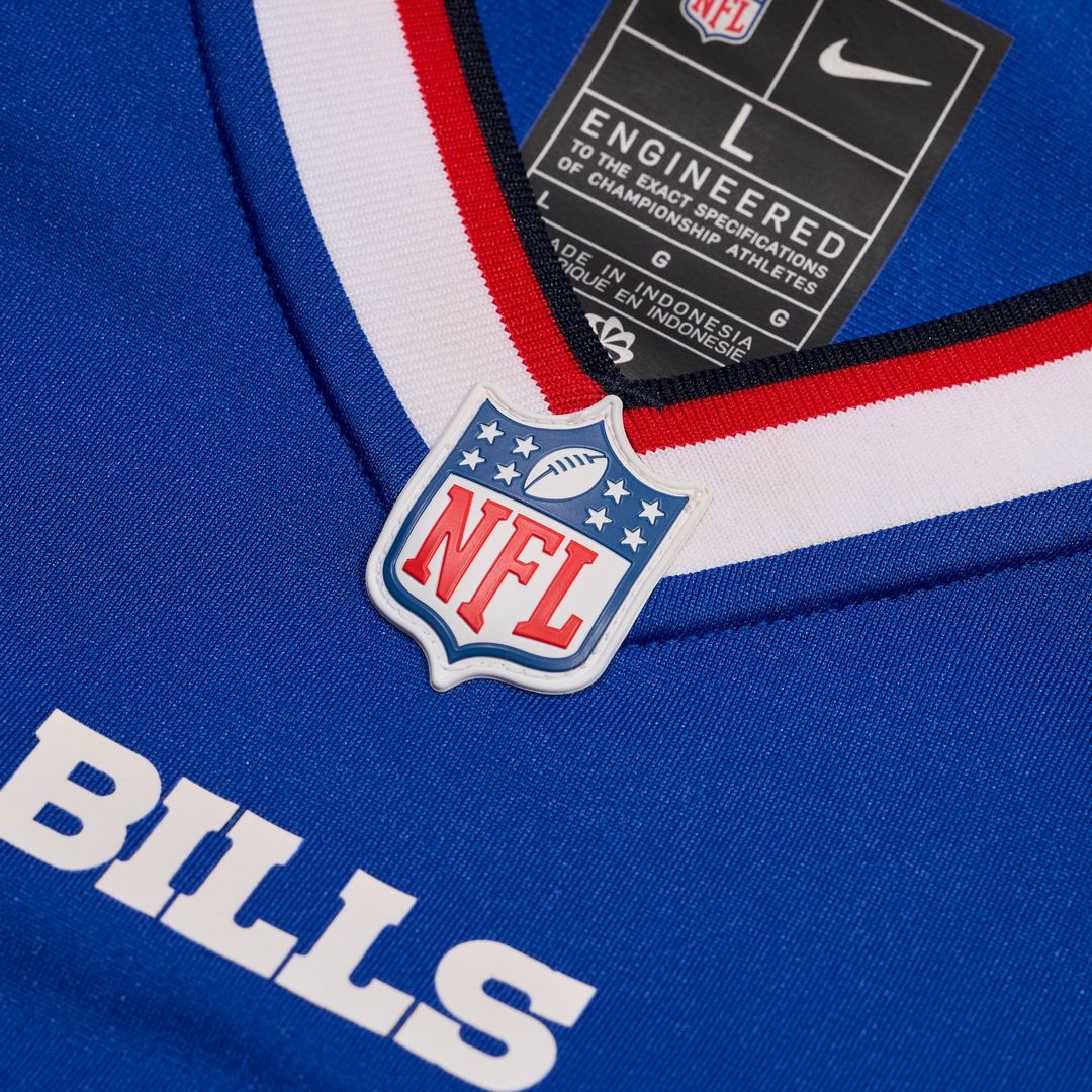 Buffalo Bills Andrew Brown Nike Royal Game Jersey product image 4, provided for visual reference and product detail review