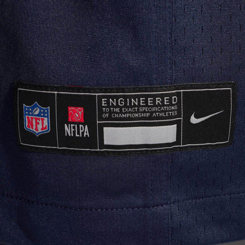 Chicago Bears Logan Jones Nike Navy Team Game Jersey product image 6, provided for visual reference and product detail review
