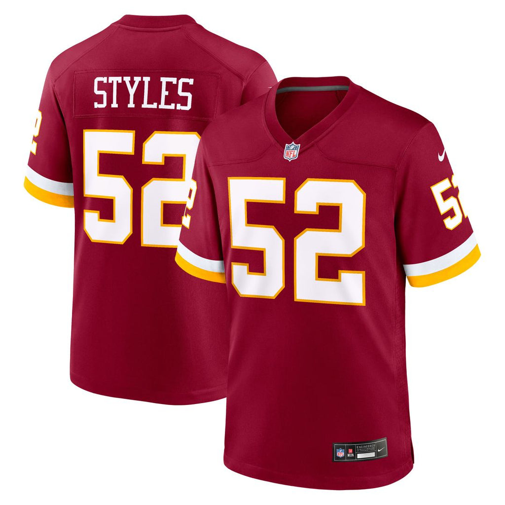 Washington Commanders Sonny Styles Nike Black Game Player Jersey product image 22, provided for visual reference and product