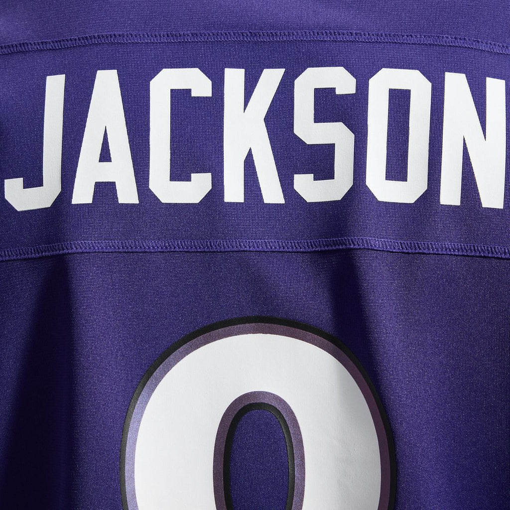 Baltimore Ravens Lamar Jackson Nike Purple Team Game Jersey product image 11, provided for visual reference and product