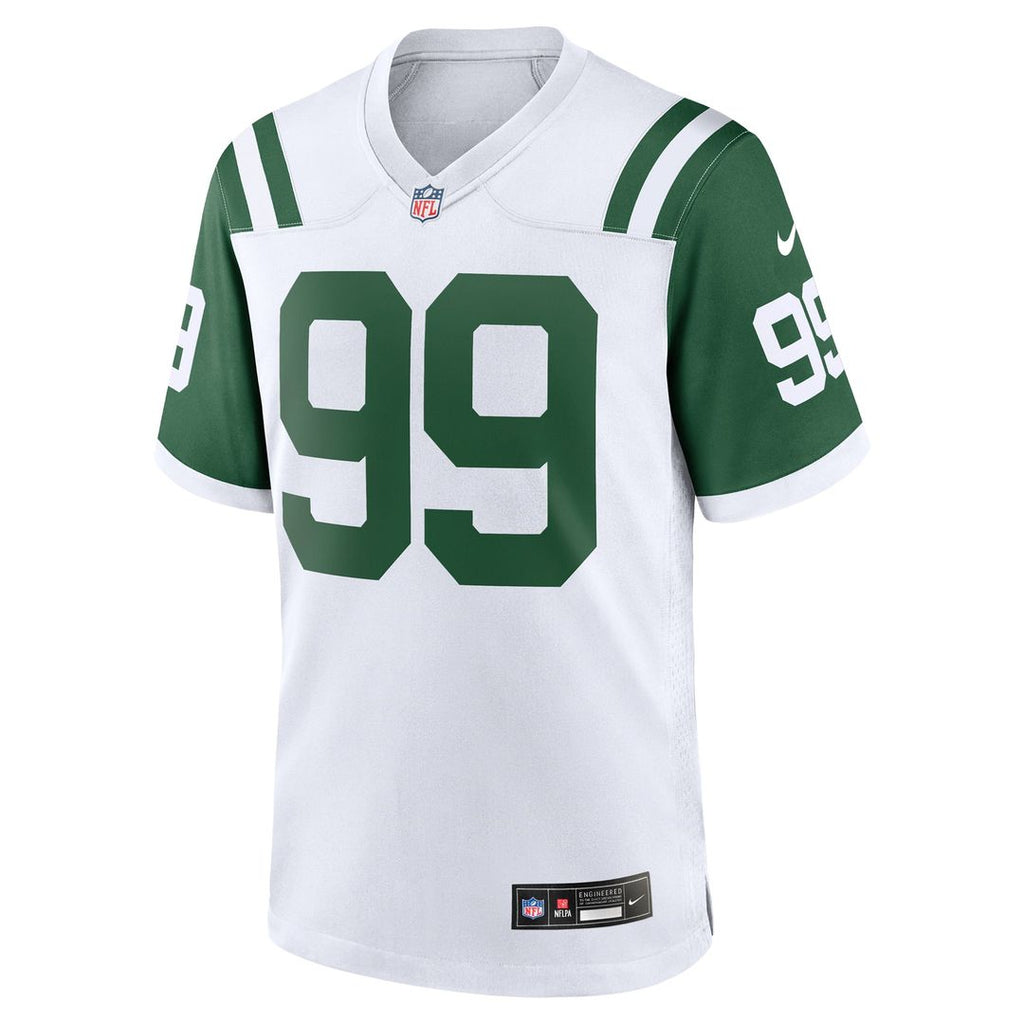 New York Jets Mark Gastineau Nike White Retired Player Alternate Game Jersey product image 2, provided for visual reference
