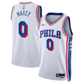 Philadelphia 76ers Nike Association Edition Swingman Jersey - White - Tyrese Maxey - Unisex product image 1, provided for