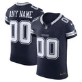 Dallas Cowboys Nike Navy Vapor F.U.S.E. Elite Custom Jersey product image 1, provided for visual reference and product