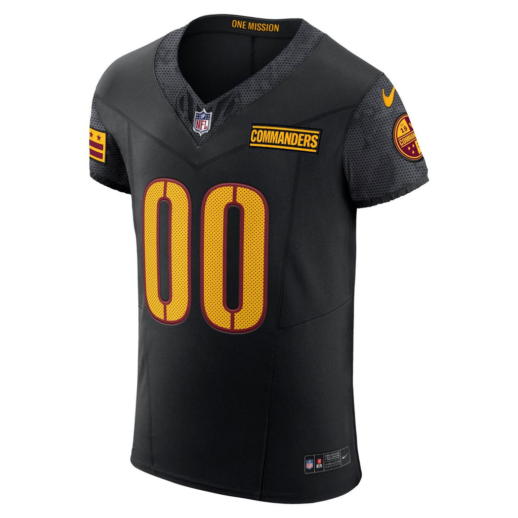 Washington Commanders Nike Black Alternate Vapor F.U.S.E. Elite Custom Jersey product image 5, provided for visual reference