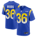 Los Angeles Rams Charles Woods Nike Royal Game Jersey product image 1, provided for visual reference and product detail