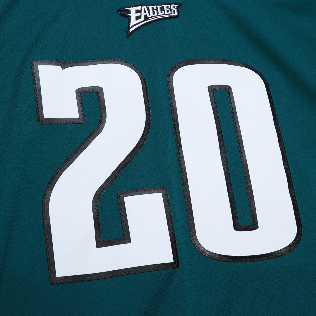 Philadelphia Eagles Brian Dawkins Mitchell & Ness Green Legacy Replica Jersey product image 9, provided for visual reference