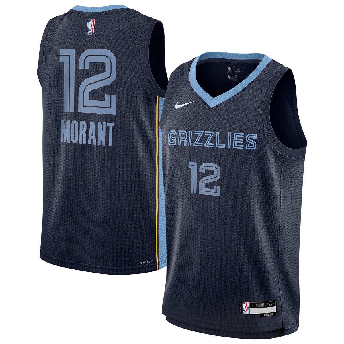 Memphis Grizzlies NBA Youth Icon Swingman Jersey NE - Ja product image 1