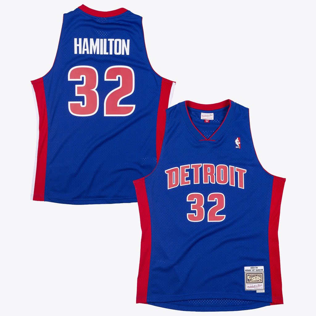 Detroit Pistons Mitchell & Ness Richard Hamilton 2003 Swingman Authentic Jersey - Royal Blue product image 2, provided for