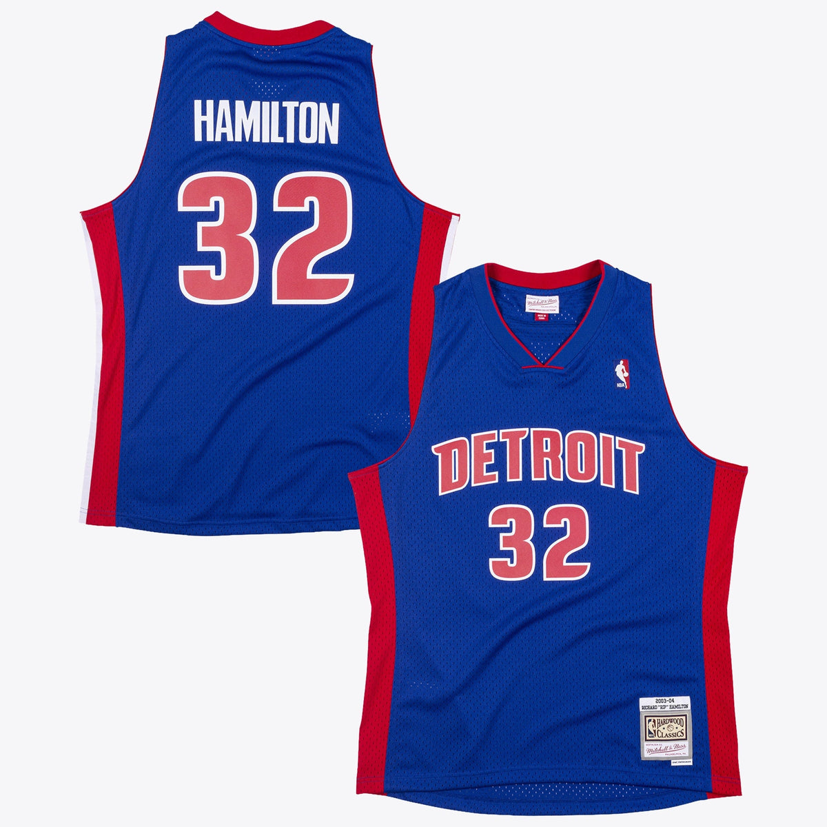 Detroit Pistons Mitchell & Ness Richard Hamilton 2003 Swingman Authentic Jersey - Royal Blue product image 2, provided for