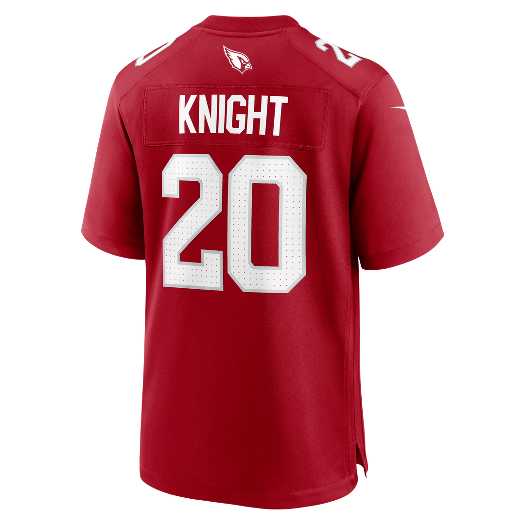 Arizona Cardinals Zonovan Knight Nike Cardinal Team Game Jersey product image 3, provided for visual reference and product
