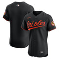 Baltimore Orioles Nike Black Alternate Elite Jersey product image 1, provided for visual reference and product detail review