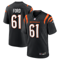 Cincinnati Bengals Cody Ford Nike Black Game Jersey product image 1, provided for visual reference and product detail review