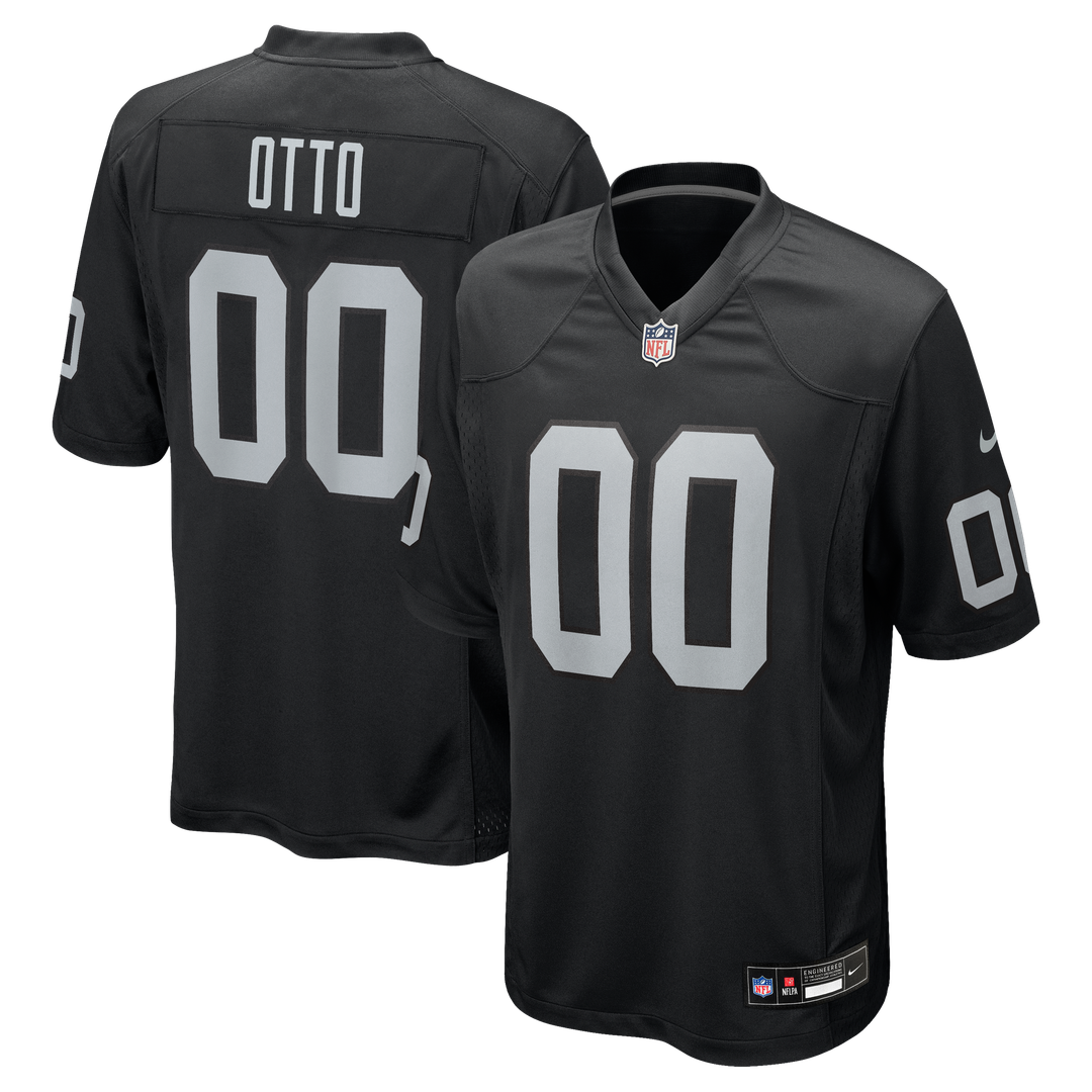 Las Vegas Raiders Jim Otto Nike Black Game Retired Player Jersey product image 1, provided for visual reference and product