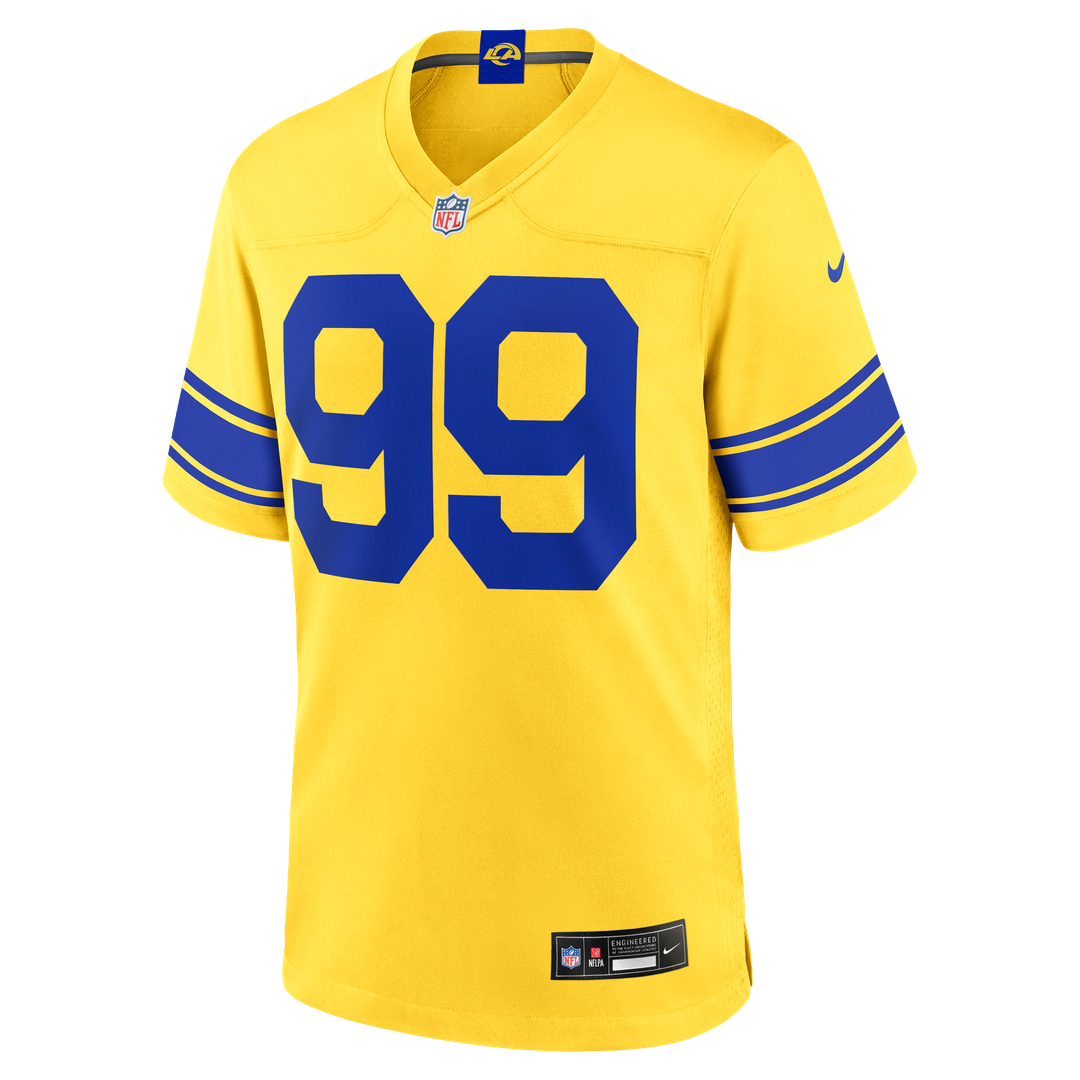 Los Angeles Rams Aaron Donald Nike White Game Jersey product image 11, provided for visual reference and product detail