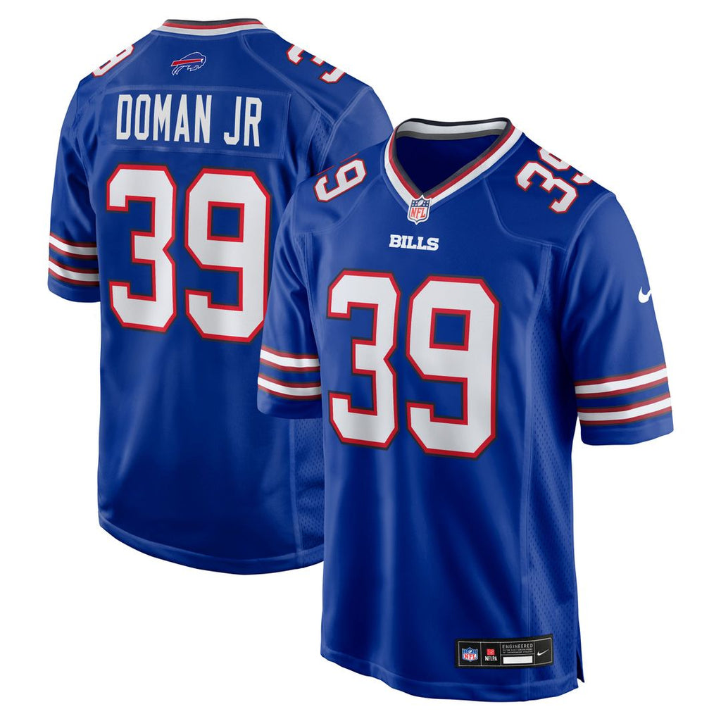 Buffalo Bills Tommy Doman Jr Nike Royal Team Game Jersey product image 1, provided for visual reference and product detail