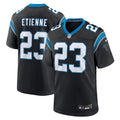 Carolina Panthers Trevor Etienne Nike Black Team Game Jersey product image 1, provided for visual reference and product