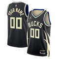 Milwaukee Bucks Jordan Statement Swingman Jersey - Custom - Unisex product image 1, provided for visual reference and