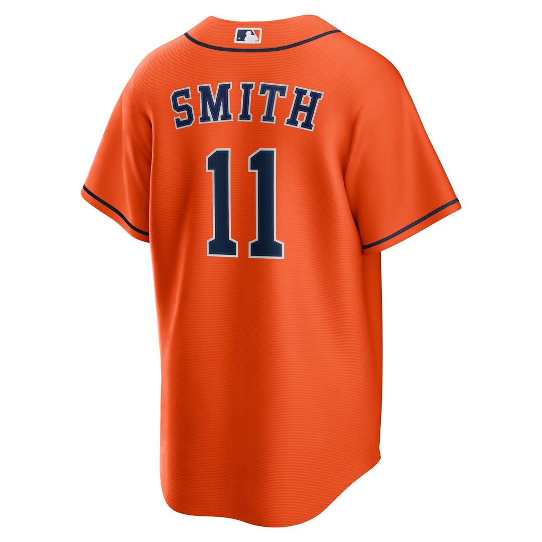 Houston Astros Cam Smith Nike Orange Alternate Replica Jersey product image 3, provided for visual reference and product