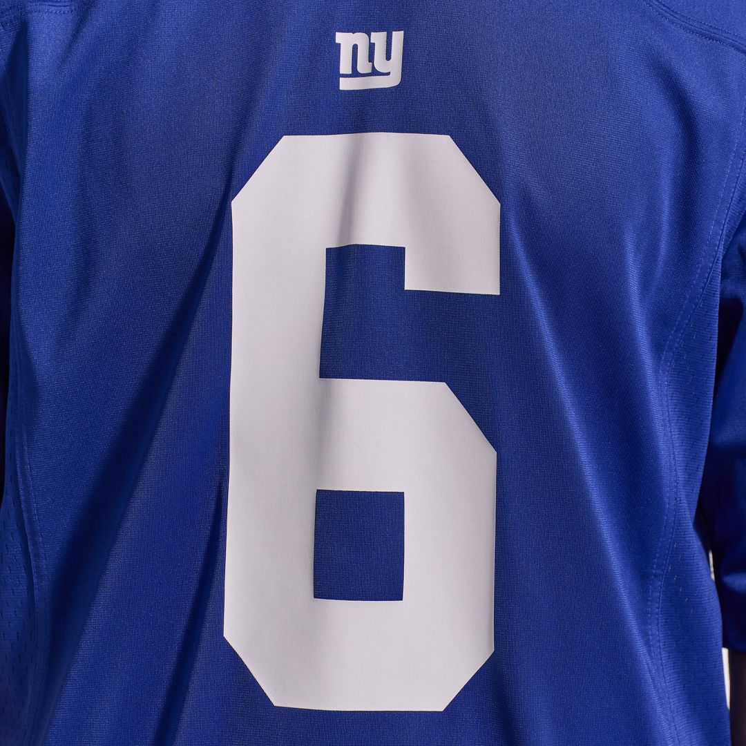 New York Giants Jaxson Dart Nike Royal Team Game Jersey product image 10, provided for visual reference and product detail