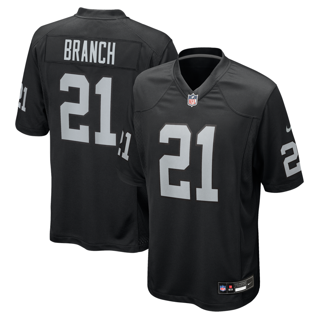 Las Vegas Raiders Cliff Branch Nike Black Retired Player Game Jersey product image 1, provided for visual reference and